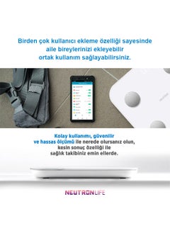 Neutron Fat Meter Multifunctional Scale Smart Bluetooth Weighing Scale - Control via App  - Image 4