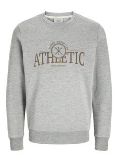 JJ Rebel Front Graphic Print Crew Neck Sweatshirt 