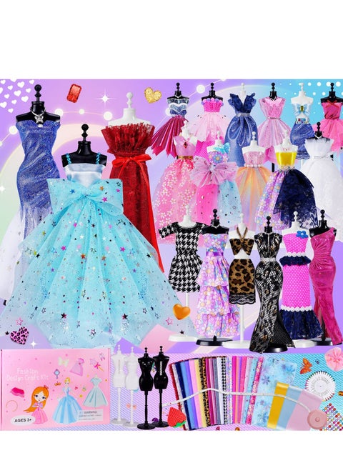 Generic 500+ Pieces - Fashion Design Kit Girls- Creativity DIY Arts & Crafts Kit Learning Toys with 5 Mannequins Sewing Accessories- Tenn Girls Kids Birthday Gift Age 6 7 8 9 10 11 12 | Best Price KSA | Riyadh, Jeddah Generic 500+ Pieces - Fashion Design Kit Girls- Creativity DIY Arts & Crafts Kit Learning Toys with 5 Mannequins Sewing Accessories- Tenn Girls Kids Birthday Gift Age 6 7 8 9 10 11 12 | Best Price KSA | Riyadh, Jeddah