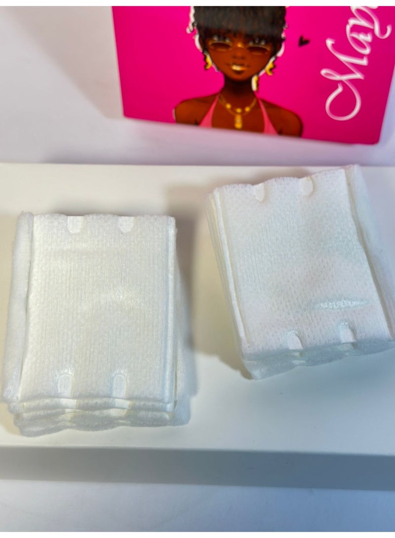 Cotton Pads Double Side Soft Face Nail Makeup Remover Pad Daily Facial Skin Care 100PCS - Image 1