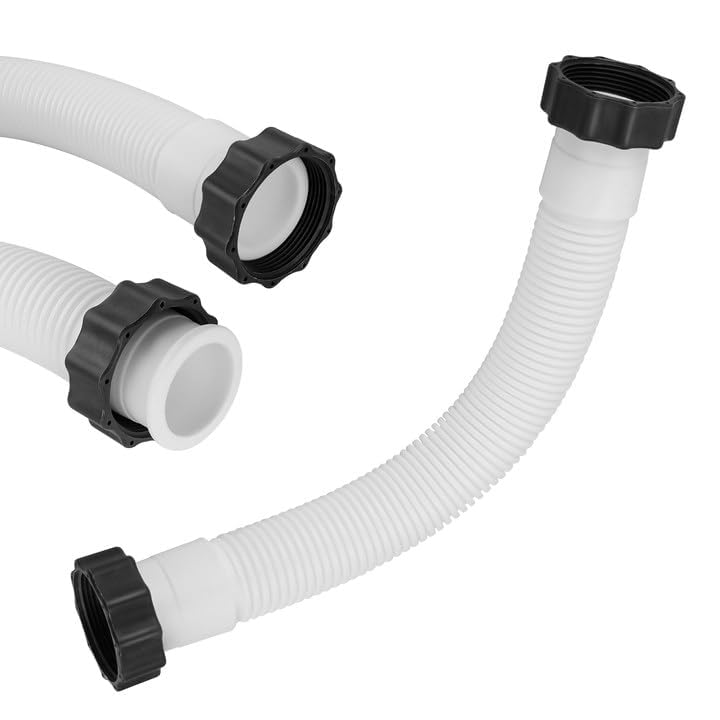 Dimakung 11388 Pool Sand Filter Pump Hose, 14" Short Pool Hose for Intex Sand Filter Pumps & Saltwater Systems, Above Ground Pools Filter Replacement Parts - Image 2