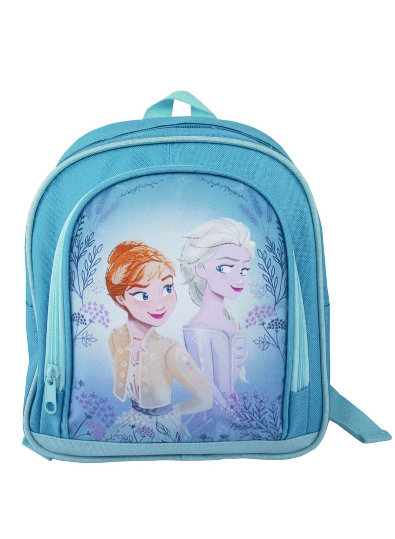 Bamboo Bark Disney Girls Blue Frozen Elsa, Anna Backpack - Image 1
