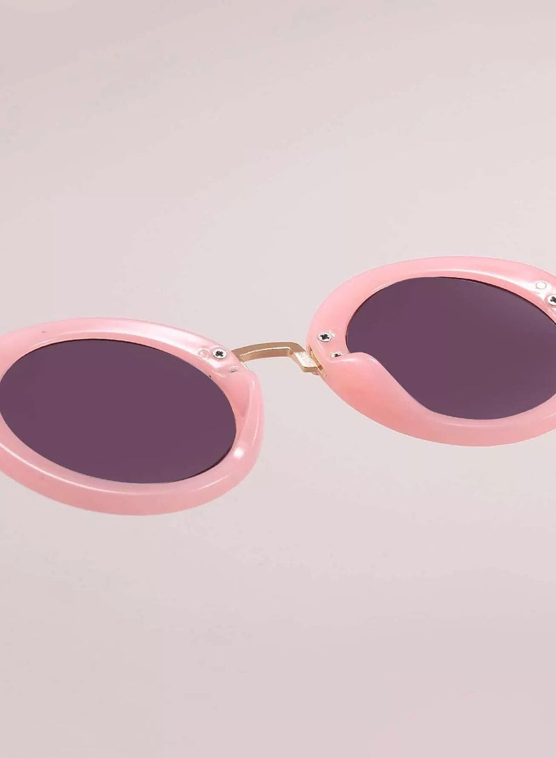 Generic Toddler Girls Round Frame Sunglasses  - Image 5