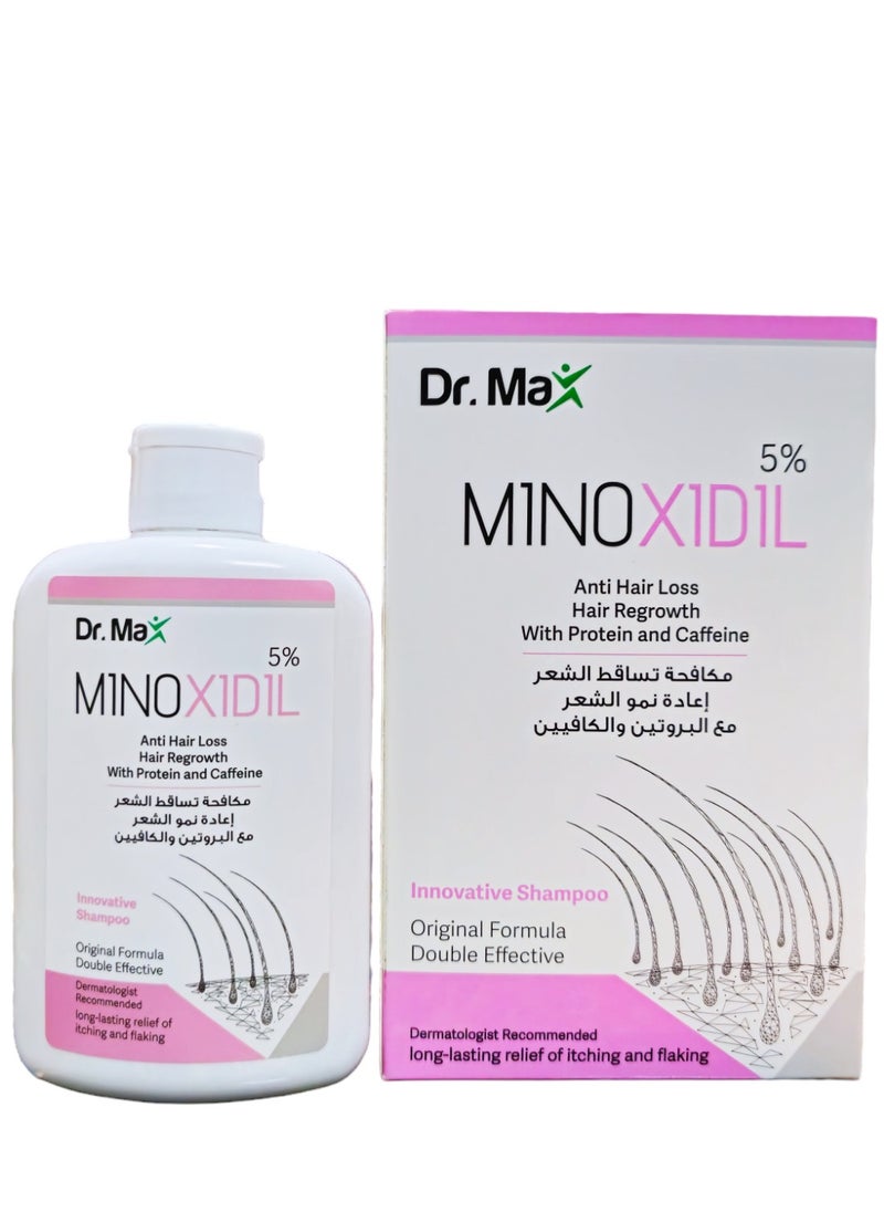 Dr. Max - MINOXIDIL 5% Hair Growth Innovative Hair Shampoo - Image 1