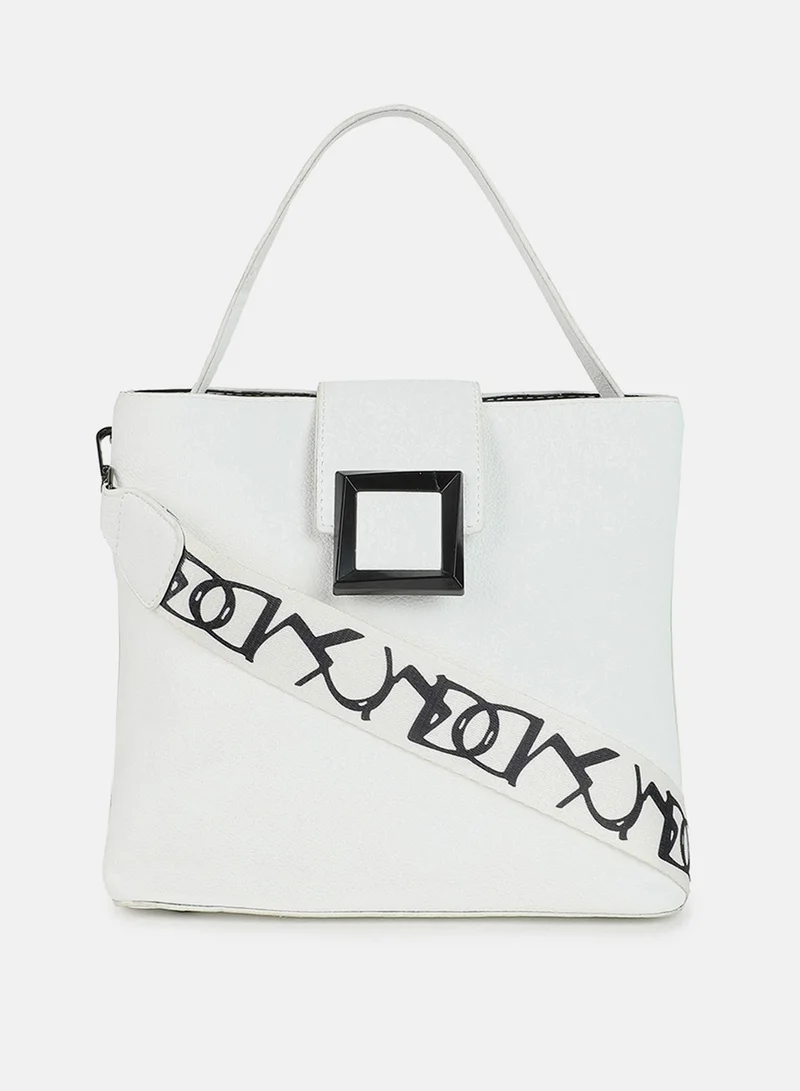 Haute Sauce  Pure Perfection White Bucket Bag for Women | Best Price UAE