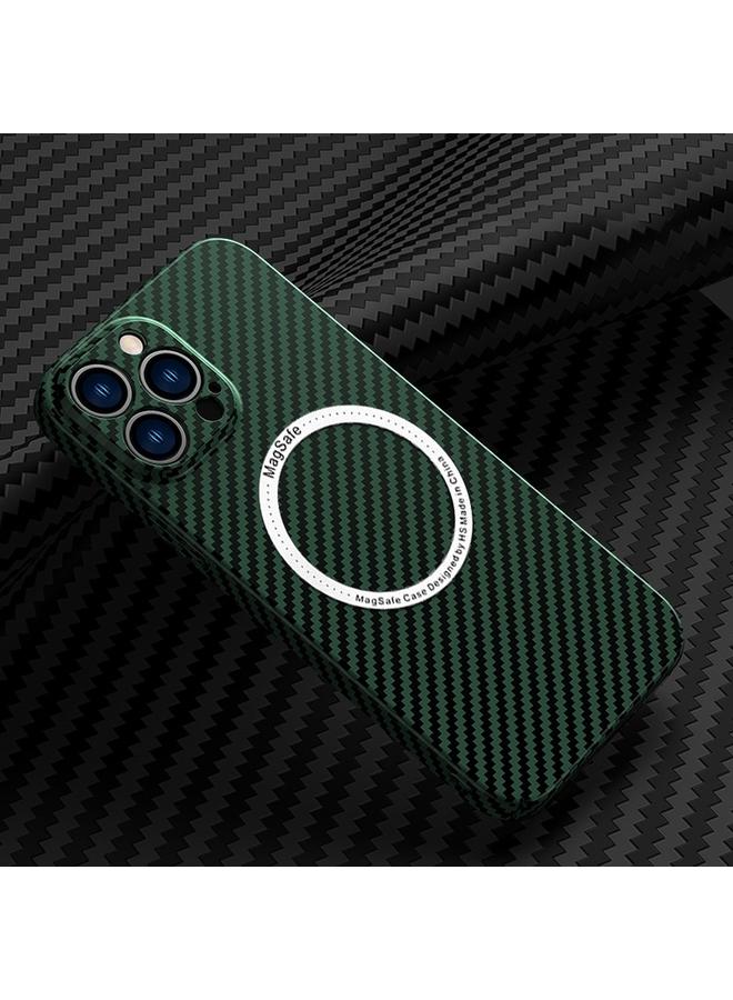 The Bros Case For iPhone 14 Pro Max Carbon Fiber Texture MagSafe Magnetic Phone Case