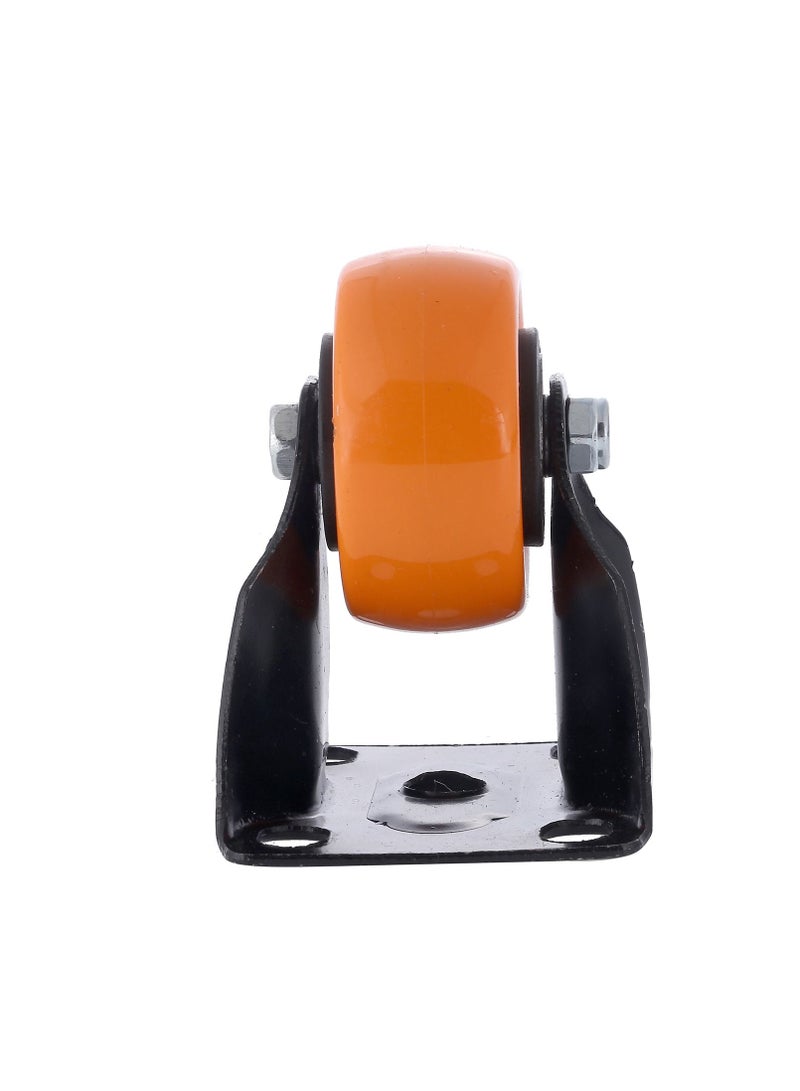 BMB tools 2-Piece 50mm Orange PVC Medium Duty Ball Bearing Caster - Rigid - Plate - Image 4