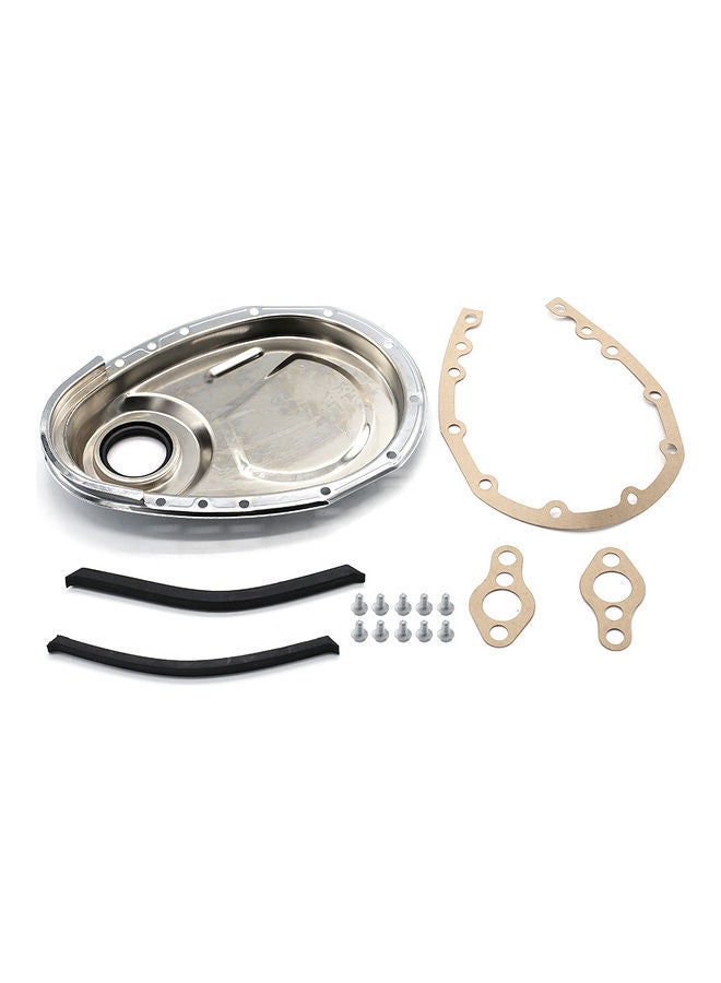 NIBEMINENT Chrome Timing Chain Cover Kit - Image 1