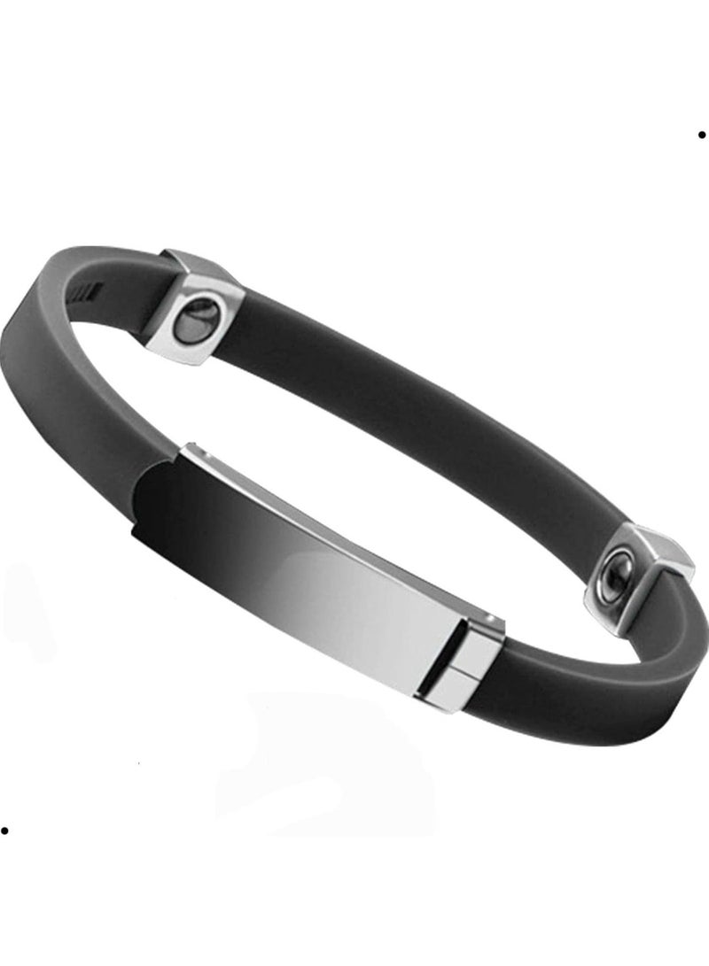 Bukela Anti Static Wristband Adjustable Antistatic Static Silicone Wristband Cordless AntiStatic Bracelet Not Easy Fall Off Automatic Electrostatic Removal Bracelet for Men Women - Image 1