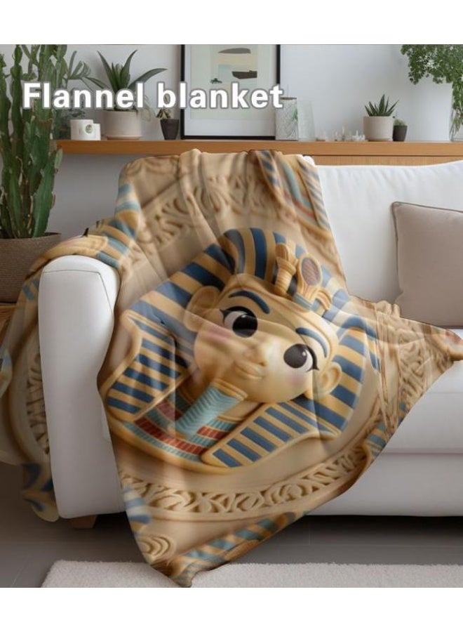 عام بطانية رقيقة من الفانيلا الكرتونية للأطفال والرضع (دافئة ومريحة، ومناسبة للنوم والألعاب) 70 سم * 100 سم - Image 5