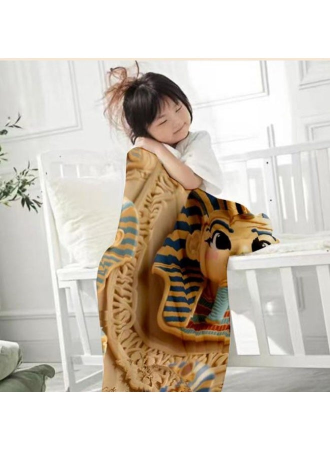 عام بطانية رقيقة من الفانيلا الكرتونية للأطفال والرضع (دافئة ومريحة، ومناسبة للنوم والألعاب) 70 سم * 100 سم - Image 2