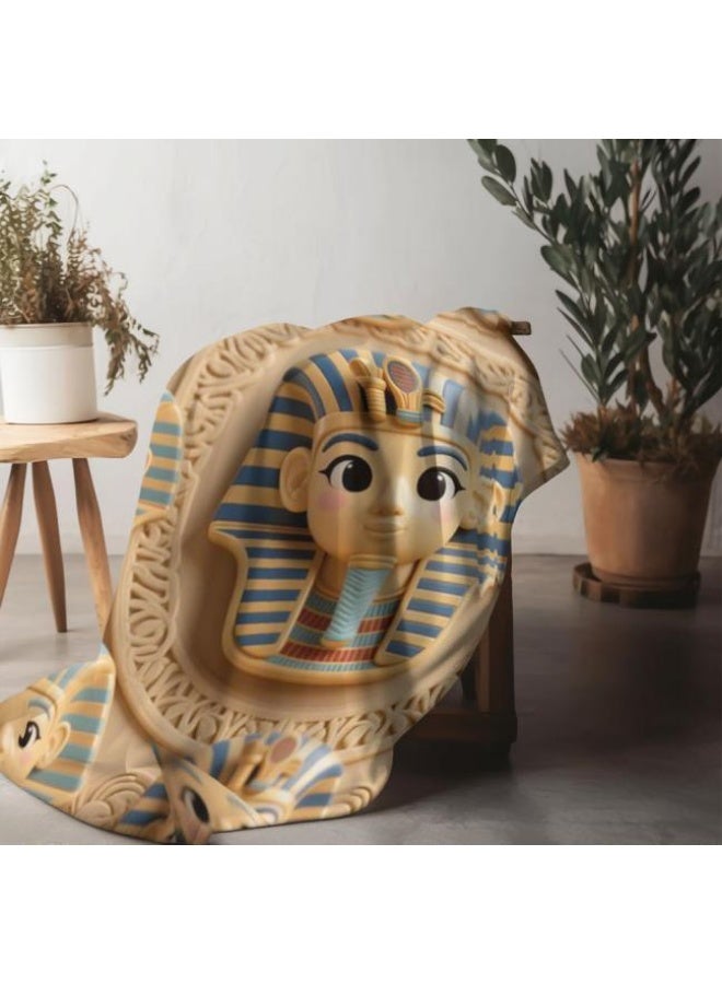 عام بطانية رقيقة من الفانيلا الكرتونية للأطفال والرضع (دافئة ومريحة، ومناسبة للنوم والألعاب) 70 سم * 100 سم - Image 4