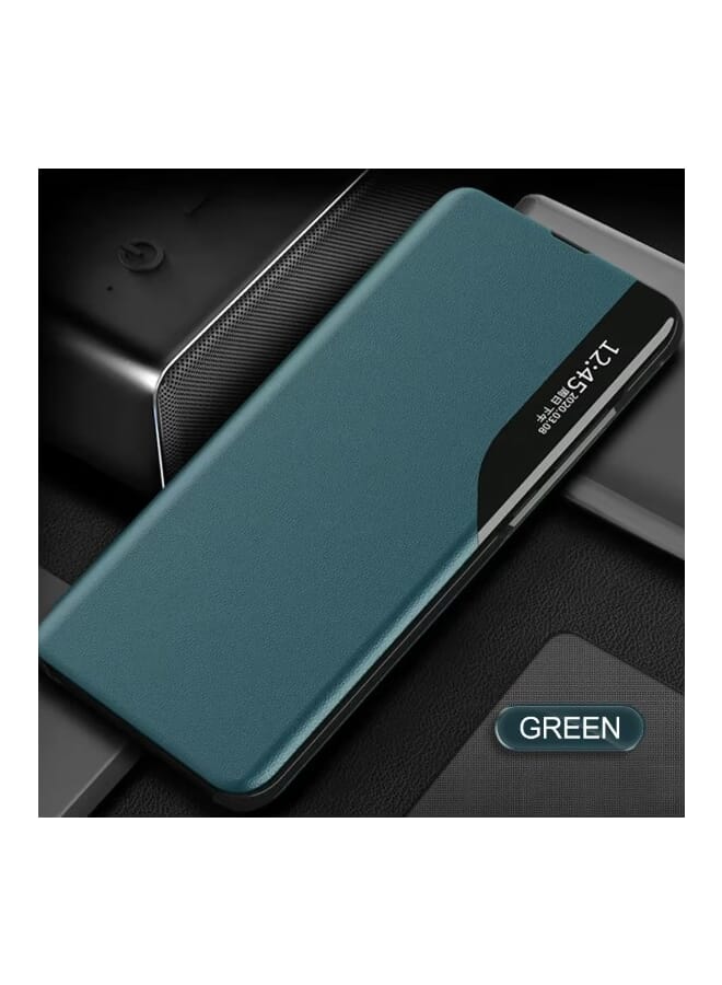 general Smart Flip Leather Phone case For iphone 15 Pro Max Green - Image 2
