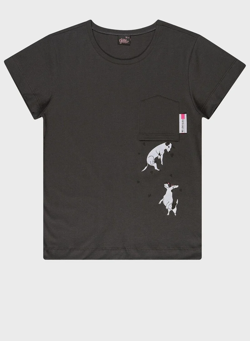 غلوس! بلوزة بطبعات