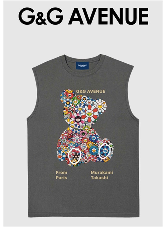 G&G AVENUE - Mens Vest Tops Summer Multipack - Sleeve-Less Plain Undershirts Out Door Breathable Summer Top Everyday Athletic wear Workout Shirts, Men's Cotton Vests Tank Tops - Image 1