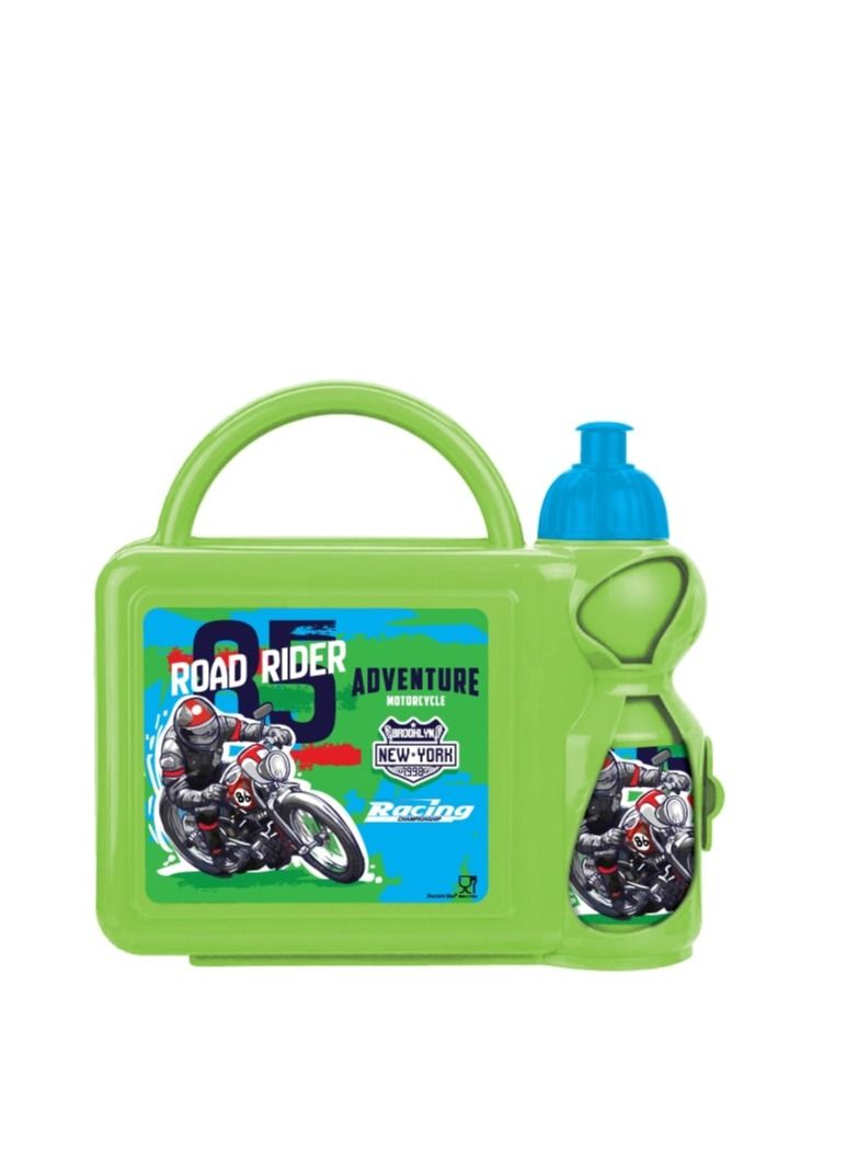 Compact Sturdy and Durable Lightweight Portable Lunch Box With Water Bottle for Kids