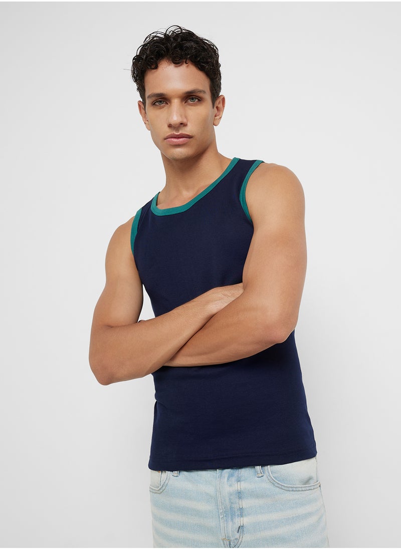 Seventy Five Basics Pack Of 2 Vest  - Image 1