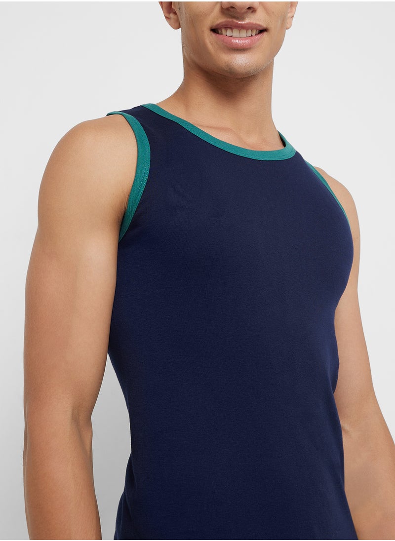 Seventy Five Basics Pack Of 2 Vest  - Image 4