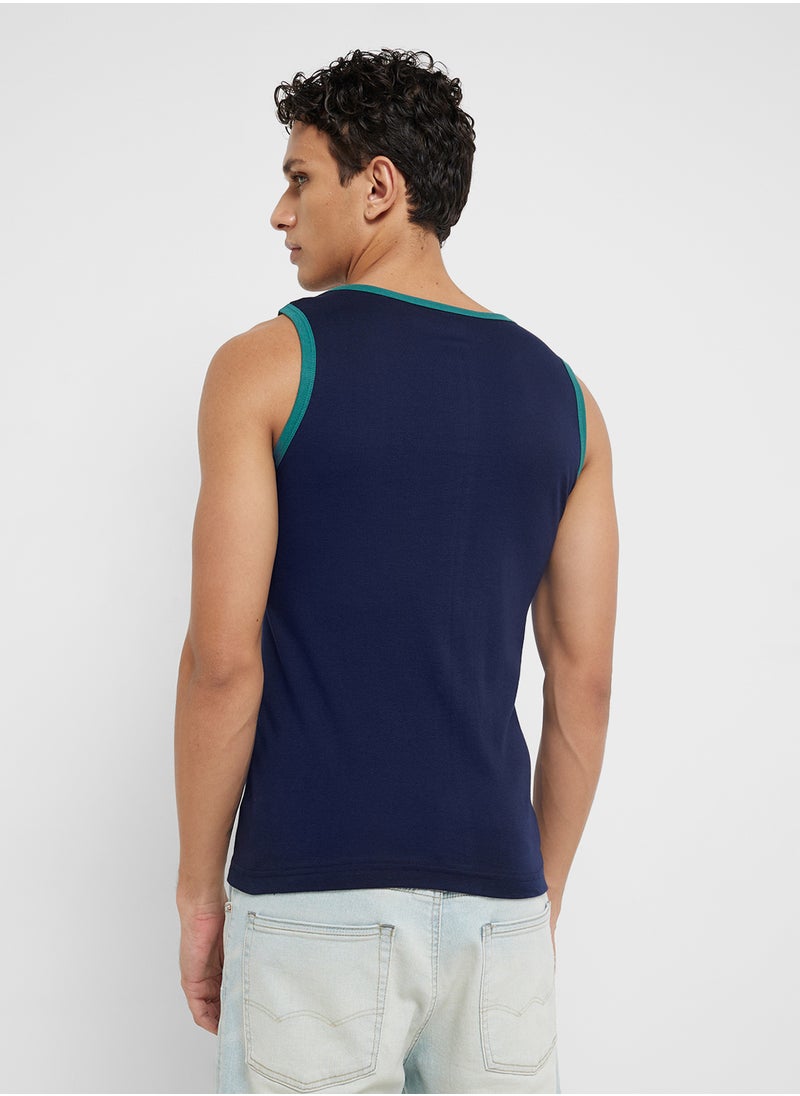 Seventy Five Basics Pack Of 2 Vest  - Image 3