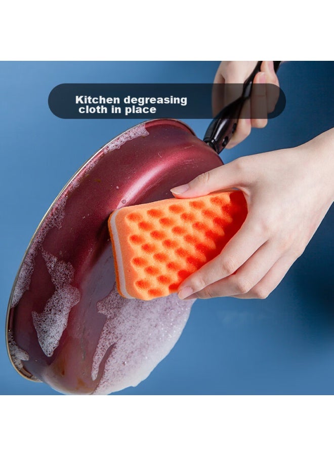 CHAHUA Camellia Dishwashing Sponge, Scouring Pad, 5-pack Kitchen Cloth, Degreasing Sponge, Dishwashing Sponge, Cleaning Sponge - Image 2