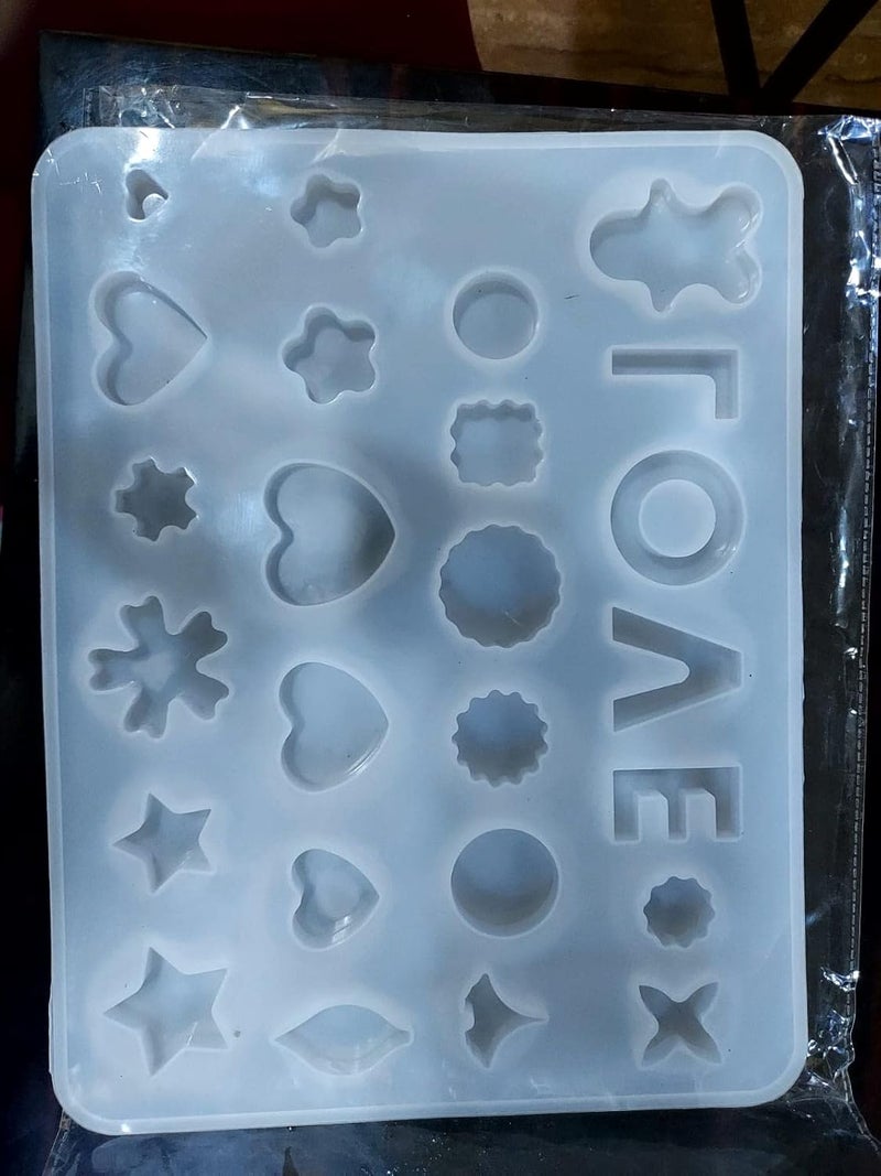 RAKA 25 Slot Cavity GEM JEWELERY Silicone Mold for Resin Art - Image 4