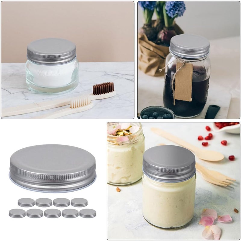 All need matching options 10pcs 86mm Silver Mason Jar Lids Wide Mouth Professional Replacement Sealing Jar Covers for Canning and Food Storage Long use oriented quality Reliable daily use design Hot & cold climate compatible All-item matching trendy build Low wear optimized design General standard compliant quality Any KSA address orderable Year round in stock Hardness boosted processed substance Carefully selected solid material UV resistant Gulf market trial optimized design Compact design Wide range expanded design Local trackable shipment Locally packed stock Classic design alternatives Stable base All space matching look Authorized haulage delivery Local market compliant trusted quality Efficiency boosted construction Various size alternatives Long term heavy use compatible - Image 3