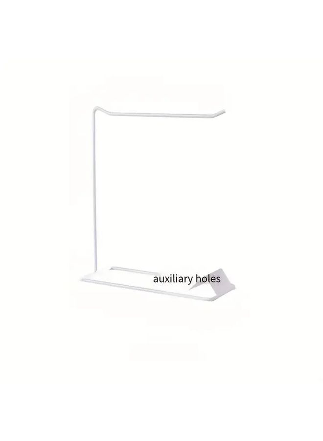 Black Metal Curved Jewelry Display Stand Desktop Organizer For Earrings Lip Gloss Accessories - Image 5