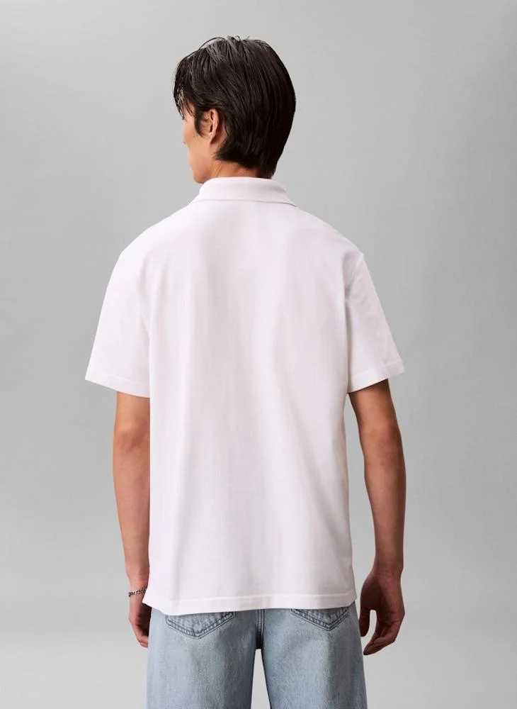 Calvin Klein Jeans  Casual Monologo Polo for Men | Best Price UAE