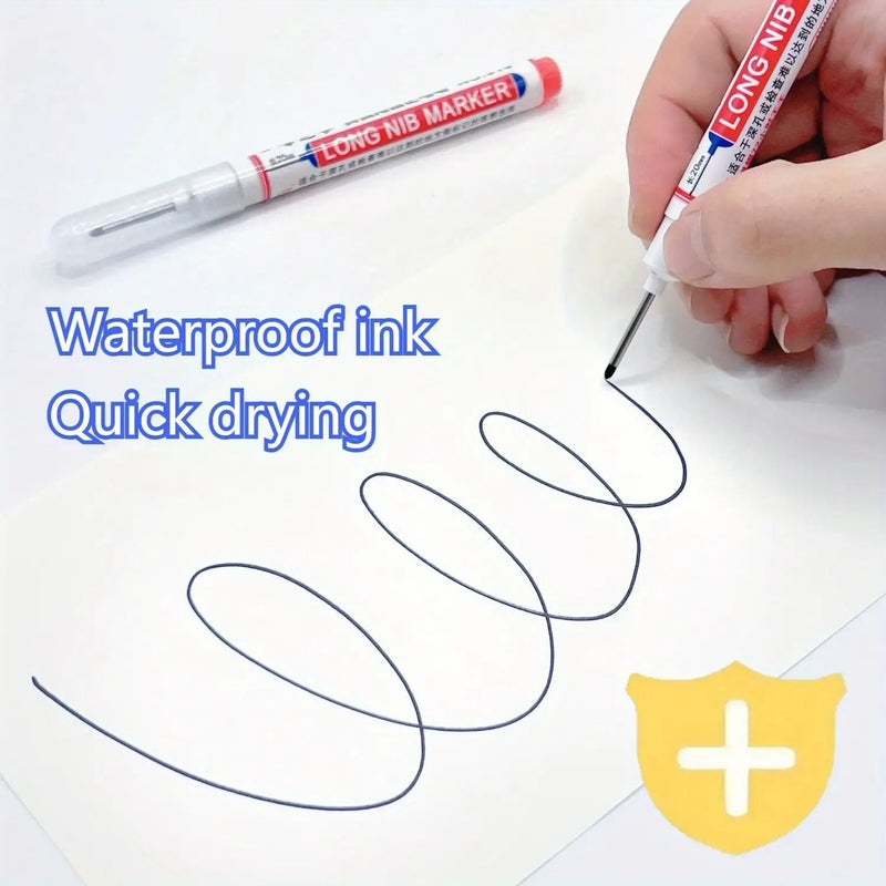 30 Green Long Nib Markers Fast Drying Oil Pens for Carpenter and Ceramics Wood Plastic Metal - Image 3