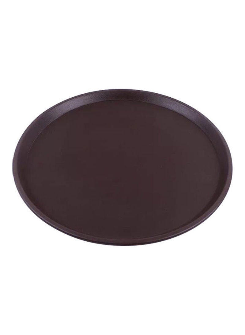 نيبمينينت صينية تقديم مستديرة مقاس 14 بوصة بلون القهوة 36x2.5x36سم  - Image 1