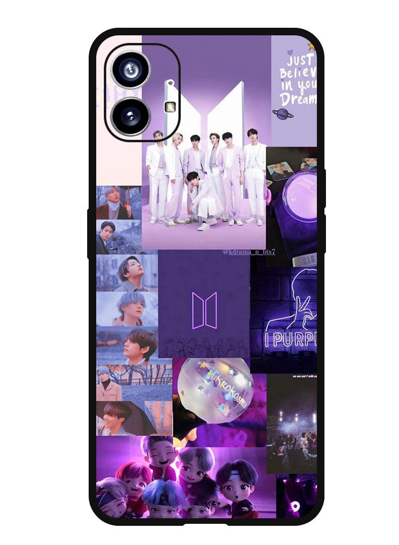 Theodor Protective Case Anti Scratch Shock Proof Bumper Cover For Nothing Phone 1 BTS collage - Image 1