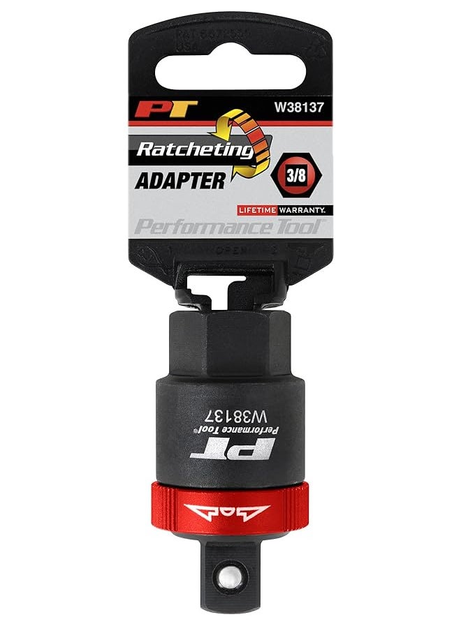 Performance Tool W38137 3/8 Inch Dr Ratcheting Adapter 3/8 Inch Dr Ratcheting Adapter  - Image 1