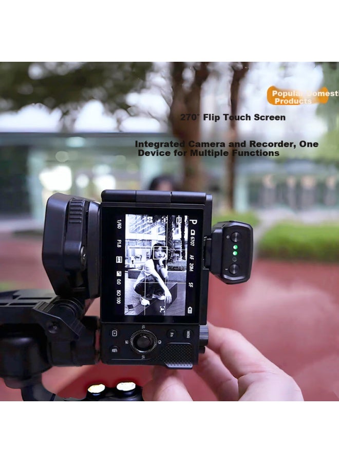 Ordro 5k Optical Zoom Digital Camera, Smart Beauty Ccd Mirrorless Camera Vlog Entry-level, Precise Focus, Student Video Dslr Camera, Compact And Portable - Image 1