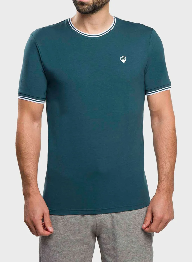 RB Ringer Crew Neck T-Shirt
