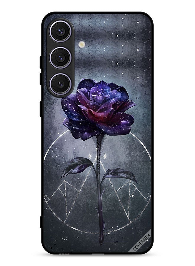 Covernex Samsung Galaxy S25 Plus Protective Case Cover Dark Flower Wallpaper - Image 1