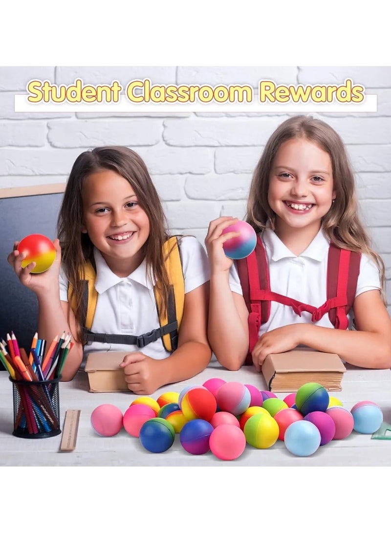 عبوة من 36 كرة مطاطية نابضة عالية الارتداد – كرات ملونة للمرح للأطفال، هدايا حفلات، مكافآت الصف، وألعاب خارجية - Image 3