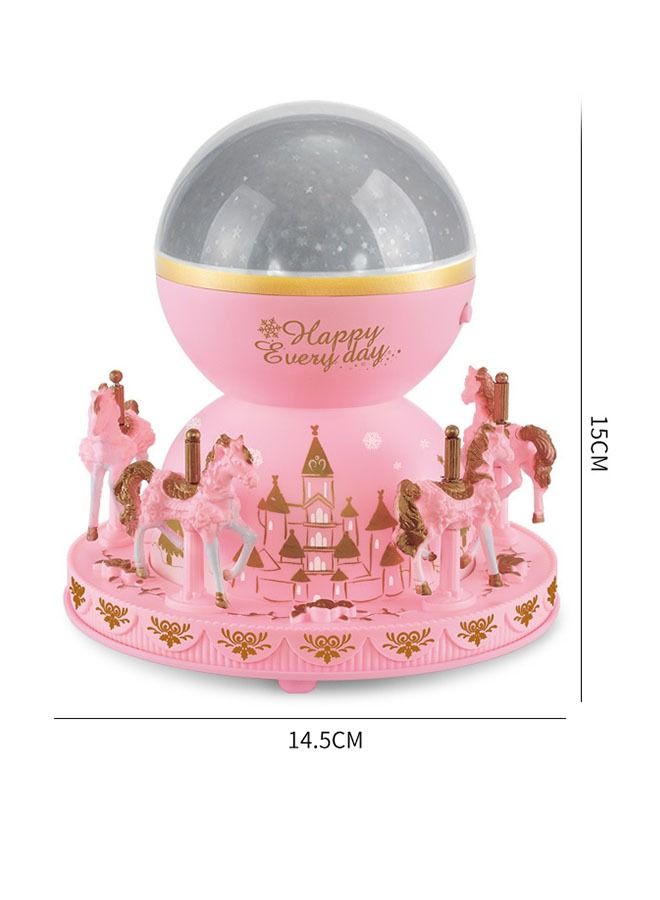 زي سي إم - هابي صندوق الموسيقى Merry-go-round مصباح إسقاط صندوق الموسيقى المضيء الملون - Image 1