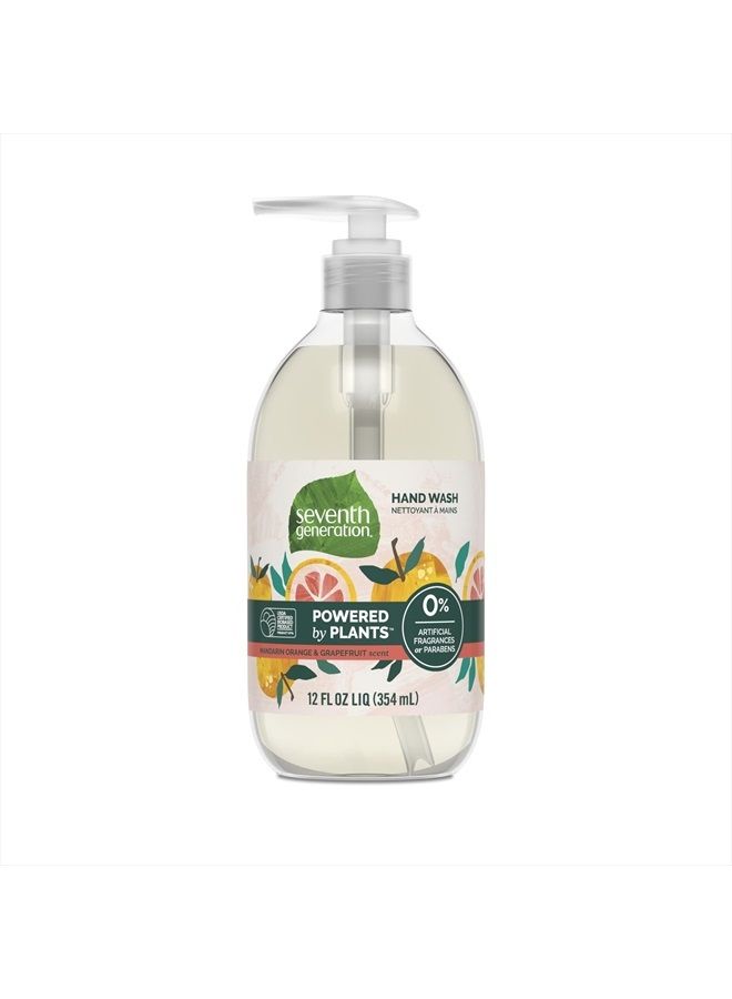 Seventh Generation Natural Hand Wash - Mandarin Orange and Grapefruit - 12 oz - Image 1