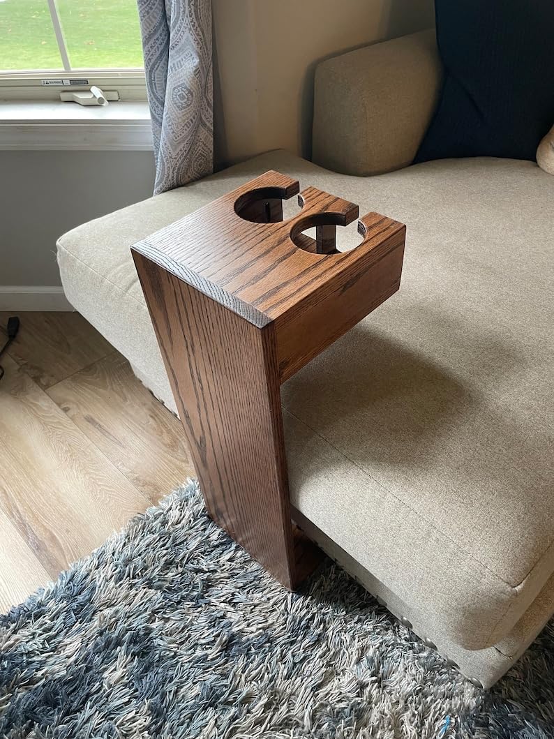 OGESTA Solid sheesham Wood ofa Caddy Stand 22 inch for Walnut Finish - Image 5