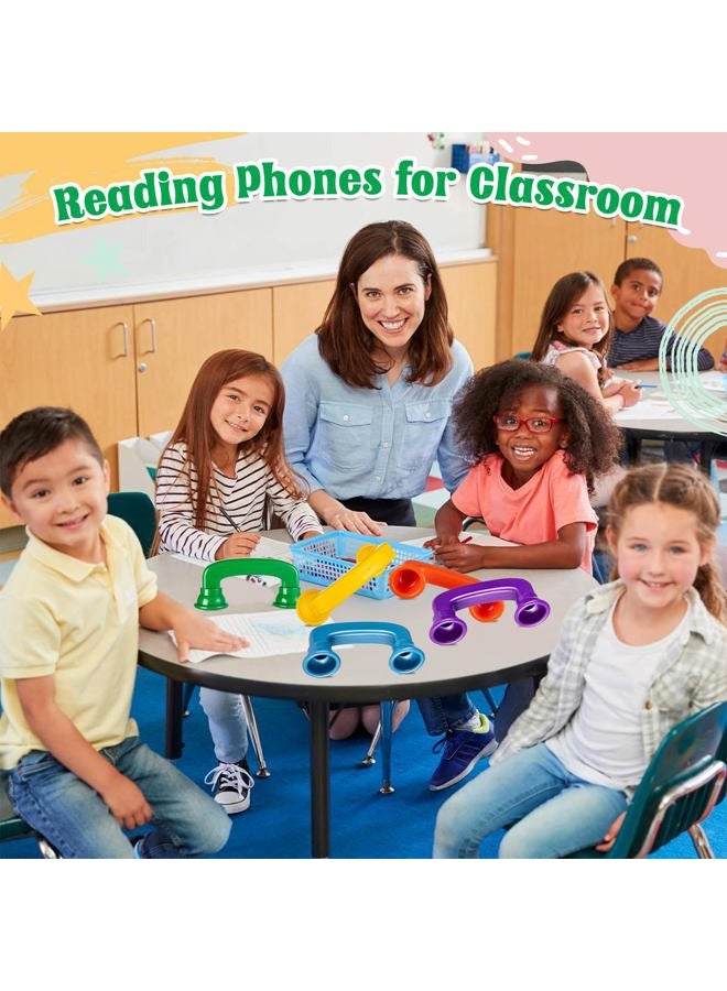 KFPPLXQ Whisper Reading Phones Upgrade Large Auditory Feedback Hear Myself Sound Phone Speech Therapy Toy Phone Tool for Class Accelerate Reading Fluency Comprehension and Pronunciation 6 Pack - Image 4