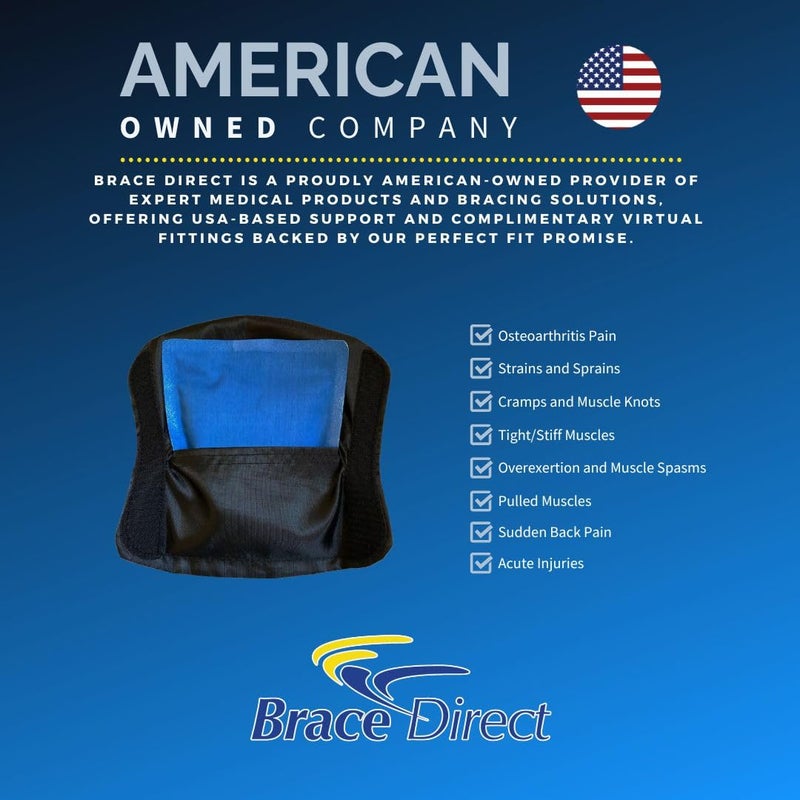 Brace Direct HotCold Pack Insert for Most Back Braces Rapid Back Pain Relief HotCold Therapy Gel Back Reusable Ice Pack for Lower Back - Image 2