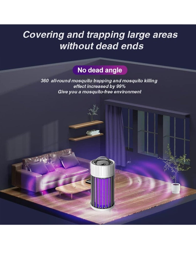 Generic Mosquito Killer Lamp, Portable Usb Electric Mosquito Control, Hanging Uv Indoor And Outdoor Bug Zapper, For Trap Fly Insect In Bedroom Office Garden Camping  - Image 3