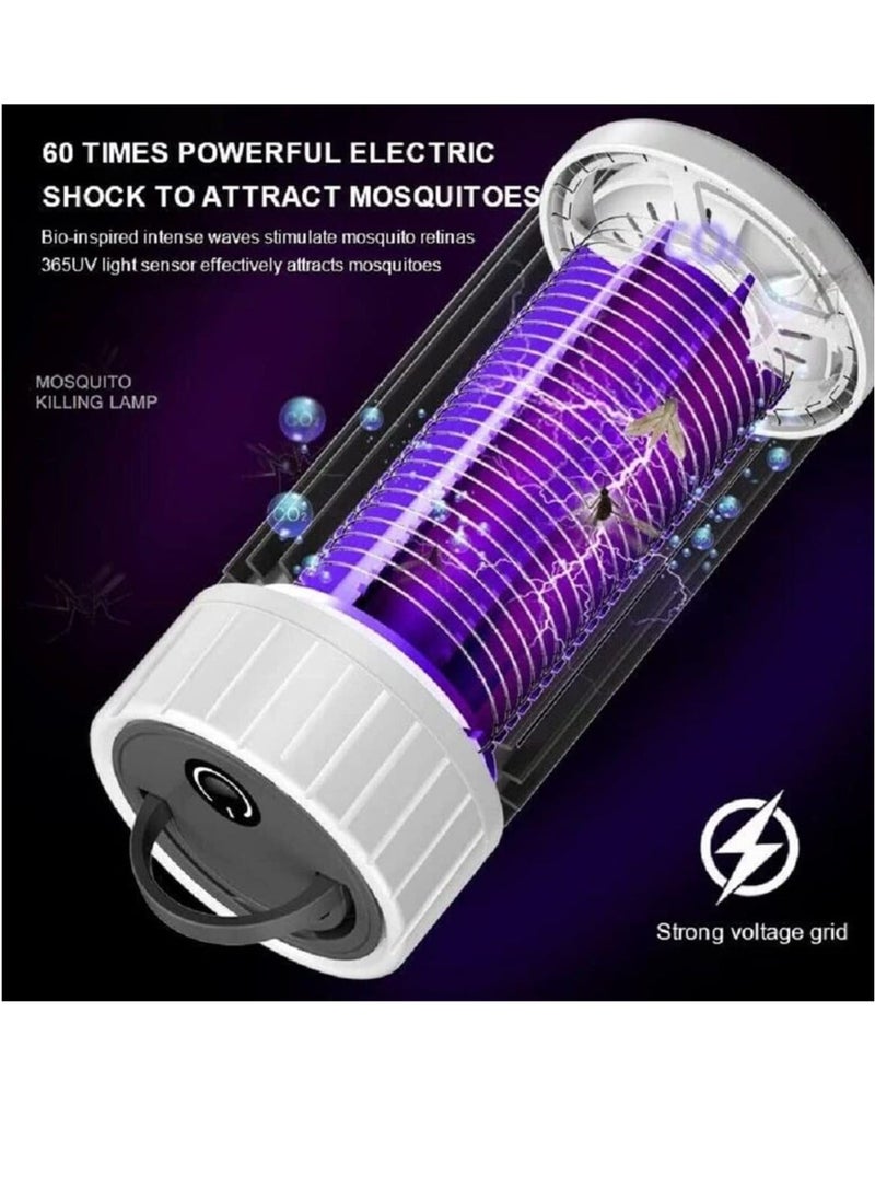 Generic Mosquito Killer Lamp, Portable Usb Electric Mosquito Control, Hanging Uv Indoor And Outdoor Bug Zapper, For Trap Fly Insect In Bedroom Office Garden Camping  - Image 4