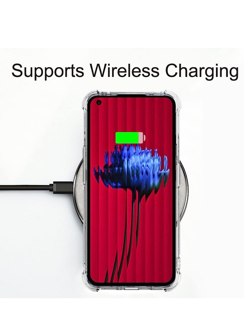 DUSALA Nothing Phone 1 Case Clear Transparent with 2pcs Screen Protector Reinforced Corners TPU Shock Absorption Flexible Cell Phone Cover for Nothing Phone 1(Clear) - Image 3