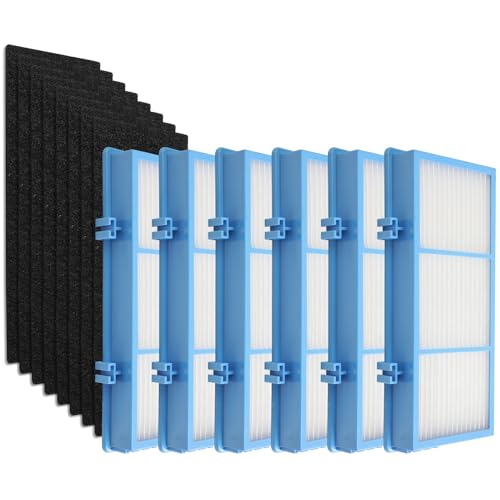 Gazeer Replacement Filters Compatible with Holmes Aer1 Series Total Air Filter for HAPF30AT and HAP242-NUC(6 Pcs Filters + 8 Pcs Pre Filters) - Image 1