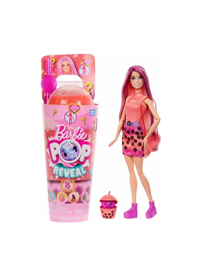 Barbie POP Reveal Bubble Tea Series Doll & Accessories (Mango Mochi) - Image 1