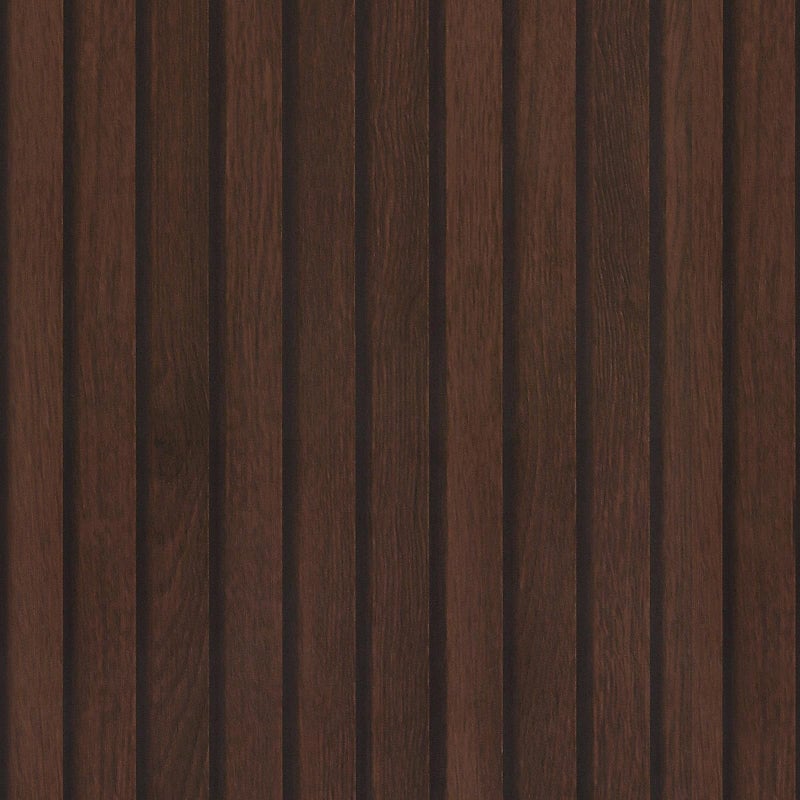 CHIHUT 177x236 Dark Brown Vertical Wooden Slat Wallpaper Peel and Stick Self Adhesive Wood Grain Vinyl Contact Paper Rustic Striped Wood Grating Wrap for Farmhouse Countertops Cabinets Doors Walls
