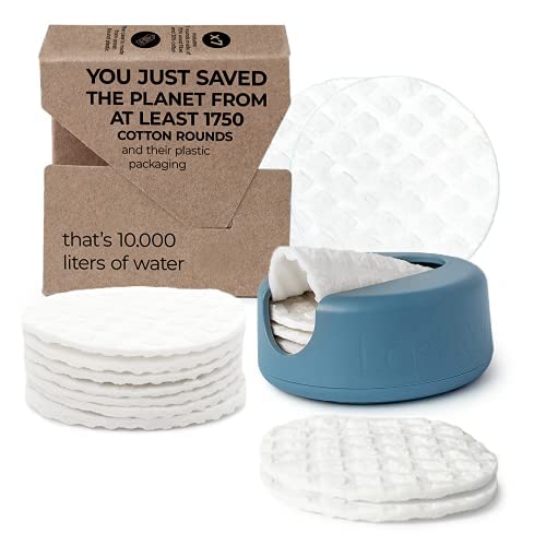 LastObject LastRound Reusable Cotton Pads - Eco friendly alternative to single use cotton rounds - Made in Denmark - Consists of 7 reusable makeup remover pads - Must Have Essential in your Makeup Bag - Image 2