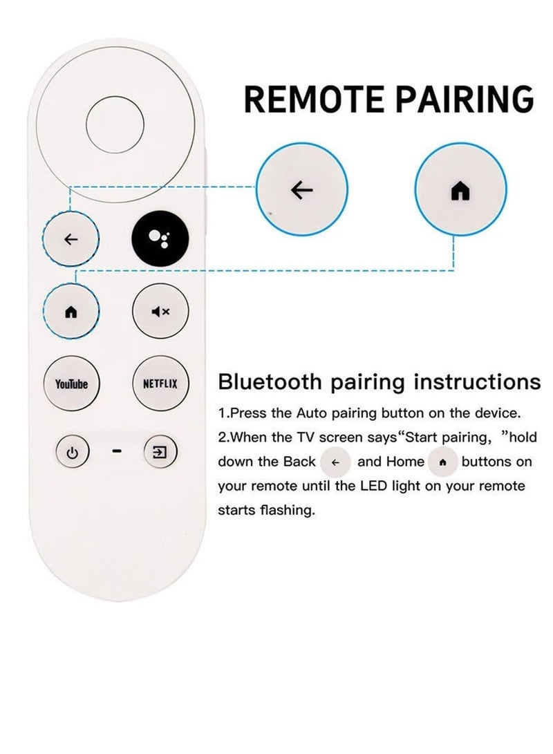 PopZa Voice Remote for G9N9N – Compatible with Google TV, Chromecast, and Google TV Devices - Image 4