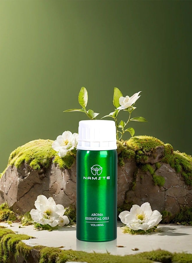 NAMSTE Aromatherapy Oil Luxury Aromatherapy Oil 100ML- Herbal Woody Charm | Oakmoss Patchouli with Geranium and Pink Grape Aromatherapy Essential Oil. - Image 3